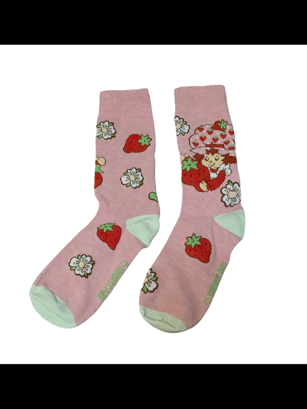 Strawberry Shortcake Pink Socks